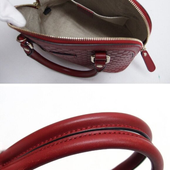 GUCCI Red Shoulder Bag - Picture 6 of 11